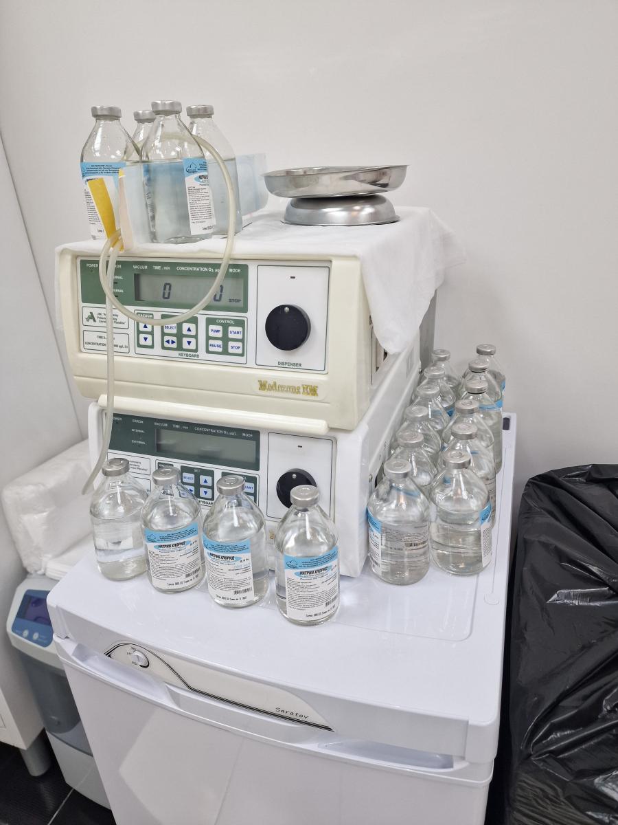 аппарат для обработки озонированными растворами