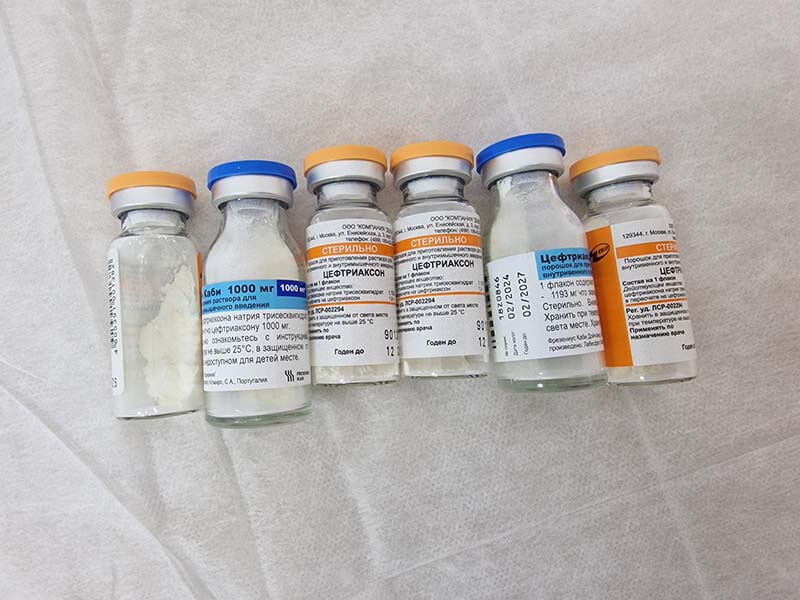 назначения против гонореи цефтриаксон