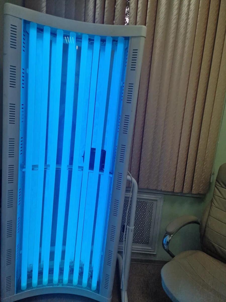 аппарат ДЕРМАЛАЙТ 1000 применение ультрафиолета длинной 311 нанометров на аппарате ДЕРМАЛАЙТ 1000